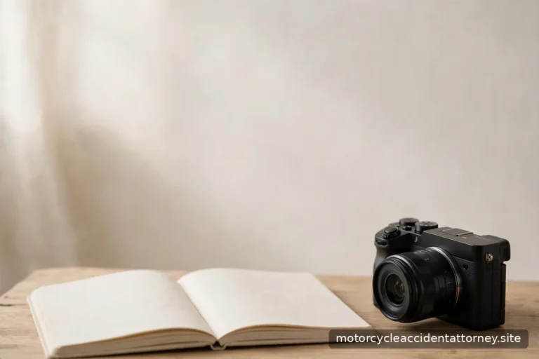 Calm editorial illustration for the guide 'Documenting Your Crash: Photos, Records, and Witnesses That Matter Later'